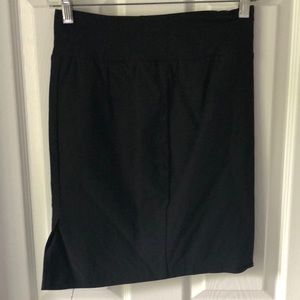 Black pencil skirt